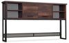 Briarbrook 64.57" Commercial Grade Large Hutch with Cubbyholes - Brown|Grande crédence Briarbrook de 64,57 po de qualité commerciale avec compartiments ouverts - brune