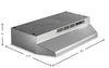 Broan BU2 Series 30" Under-Cabinet Range Hood - Stainless Steel - BU230SF 	 | Hotte de cuisinière sous l'armoire Broan de série BU2 de 30 po - acier inoxydable - BU230SF