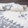 Lola Diamond Grey Shag Area Rug - 2'7" x 8'|Carpette à poil long Lola grise à motif de diamants - 2 pi 7 po x 8 pi