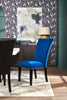 Cami Dining Chair with Velvet Fabric - Blue | Chaise de salle à manger Cami en tissu de velours - bleue