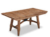 Cedar Extension Dining Table, Pine Wood, Trestle-Base, 72-96"W - Brown | Table de salle à manger extensible en cèdre, bois de pin, piètement à tréteaux, largeur 183-244 cm - Brun