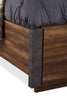 Scott Living Dante Panel Bed with Headboard & Frame, Brown - Queen Size | Lit à panneaux Dante de Scott Living avec tête de lit et cadre de lit, brun - format grand lit