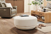 Davvero Ottoman - Ivory | Pouf Davvero - ivoire