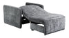 Dawn 42" Chenille Fabric Sleeper Chair - Grey | Fauteuil-lit Dawn de 42 po en tissu de chenille - gris