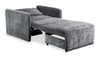 Dawn 42" Chenille Fabric Sleeper Chair - Grey | Fauteuil-lit Dawn de 42 po en tissu de chenille - gris