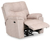 Made in Canada Dawson 40" Fabric Power Reclining Chair with USB Port - Beige | Fauteuil à inclinaison électrique Dawson de 40 po fabriqué au Canada en tissu avec port USB - beige