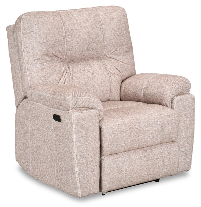 Made in Canada Dawson 40\" Fabric Power Reclining Chair with USB Port - Beige