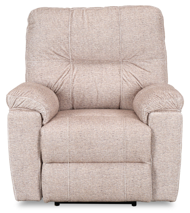 Made in Canada Dawson 40\" Fabric Power Reclining Chair with USB Port - Beige