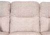 Made in Canada Dawson 87" Fabric Power Reclining Sofa with USB Port and Accent Pillows - Beige | Sofa à inclinaison électrique Dawson de 87 po fabriqué au Canada en tissu avec port USB et coussins décoratifs - beige