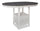 Dena Counter-Height Dining Table with 42-60"W Extension, Round  - Dove Grey