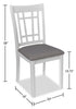 Dena Dining Chair with Linen-Look Fabric -  Dove Grey | Chaise de salle à manger Dena en tissu d’apparence lin - gris tourterelle