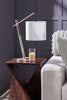 Dexter 24" Modern Brushed Steel Table Lamp |Lampe de table Dexter moderne de 24 po acier brossé
