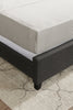 Striped 4-Piece Queen Cotton Sheet Set - Dark Grey | Ensemble de draps Striped de 4 pièces en coton pour grand lit - gris foncé
