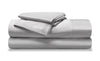 BEDGEAR Dri-Tec® 4-Piece Queen Split Head Sheet Set - Light Grey | Ensemble de draps Dri-TecMD de BEDGEAR 4 pièces pour grand lit à tête divisée - gris clair
