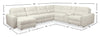 Scott Living Elevate Modular 7-Piece Left-Facing Chenille Fabric Power Sliding Sectional with Storage - Beige | Sofa sectionnel modulaire à coulissement électrique de gauche Elevate de Scott Living 7 pièces en tissu de chenille avec rangement - beige