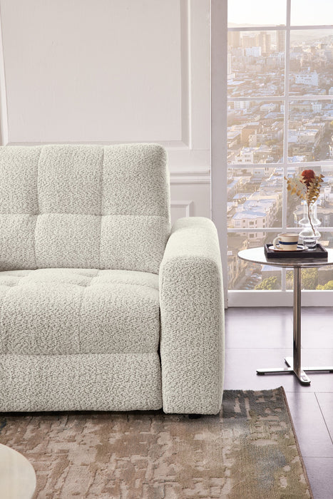 Scott Living Elevate Modular 7-Piece Left-Facing Chenille Fabric Power Sliding Sectional with Storage - Taupe