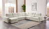 Scott Living Elevate Modular 7-Piece Left-Facing Chenille Fabric Power Sliding Sectional with Storage - Beige | Sofa sectionnel modulaire à coulissement électrique de gauche Elevate de Scott Living 7 pièces en tissu de chenille avec rangement - beige