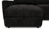 Scott Living Elevate Modular 3-Piece Left-Facing Chenille Fabric Power Reclining and Sliding Sectional - Ebony | Sofa sectionnel modulaire à coulissement et inclinaison électriques de gauche Elevate de Scott Living 3 pièces en tissu de chenille - Ebony