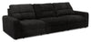 Scott Living Elevate Modular 115" Chenille Fabric Sofa with Power Sliding - Ebony | Sofa modulaire Elevate de Scott Living de 115 po en tissu en chenille avec coulissement électrique - Ebony