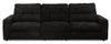 Scott Living Elevate Modular 115" Chenille Fabric Sofa with Power Sliding - Ebony | Sofa modulaire Elevate de Scott Living de 115 po en tissu en chenille avec coulissement électrique - Ebony