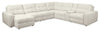 Scott Living Elevate Modular 7-Piece Left-Facing Chenille Fabric Power Reclining and Sliding Sectional - Beige | Sofa sectionnel modulaire à coulissement et inclinaison électriques de gauche Elevate de Scott Living 7 pièces en tissu de chenille - beige