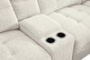 Scott Living Elevate Modular 7-Piece Left-Facing Chenille Fabric Power Reclining and Sliding Sectional - Beige | Sofa sectionnel modulaire à coulissement et inclinaison électriques de gauche Elevate de Scott Living 7 pièces en tissu de chenille - beige