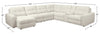 Scott Living Elevate Modular 7-Piece Left-Facing Chenille Fabric Power Reclining and Sliding Sectional - Beige | Sofa sectionnel modulaire à coulissement et inclinaison électriques de gauche Elevate de Scott Living 7 pièces en tissu de chenille - beige