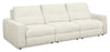 Scott Living Elevate Modular 115" Chenille Fabric Power Reclining Sofa - Beige | Sofa modulaire à inclinaison électrique Elevate de Scott Living de 115 po en tissu de chenille - beige