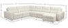 Scott Living Elevate Modular 6-Piece Right-Facing Chenille Fabric Power Reclining and Sliding Sectional - Beige | Sofa sectionnel modulaire à coulissement et inclinaison électriques de droite Elevate de Scott Living 6 pièces en tissu de chenille - beige