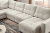 Scott Living Elevate Modular 6-Piece Right-Facing Chenille Fabric Power Reclining and Sliding Sectional - Beige | Sofa sectionnel modulaire à coulissement et inclinaison électriques de droite Elevate de Scott Living 6 pièces en tissu de chenille - beige