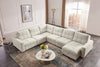 Scott Living Elevate Modular 6-Piece Right-Facing Chenille Fabric Power Reclining and Sliding Sectional - Beige | Sofa sectionnel modulaire à coulissement et inclinaison électriques de droite Elevate de Scott Living 6 pièces en tissu de chenille - beige