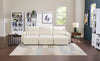 Scott Living Elevate Modular 115" Chenille Fabric Sofa with Power Sliding - Beige | Sofa modulaire Elevate de Scott Living de 115 po en tissu en chenille avec coulissement électrique - beige