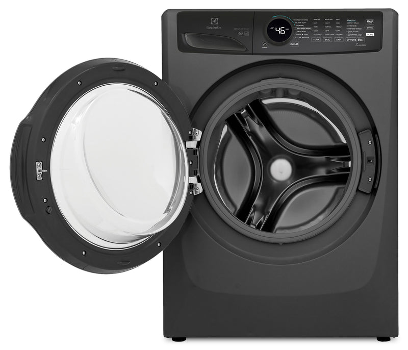 Electrolux 5.2 Cu. Ft. Front Load Perfect Steam™ Washer with LuxCare® Wash - Titanium - Stackable - ELFW7437AT
