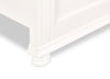 Ella Panel Bed with Headboard & Frame for Kids, Chevron Pattern, White - Twin Size | Lit à panneaux Ella blanc pour enfants avec tête de lit, cadre et motif de chevrons - format lit simple