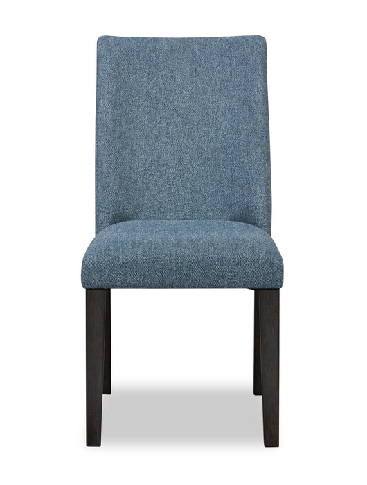 Emery Dining Chair with Polyester Fabric - Blue