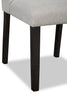 Emery Dining Chair with Polyester Fabric - Grey | Chaise de salle à manger Emery en tissu de polyester - grise