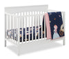 Emmy 3-Piece Crib Bedding Set - Navy and Pink | Literie Emmy 3 pièces pour lit de bébé - blue marine et rose