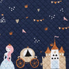 Emmy 3-Piece Crib Bedding Set - Navy and Pink | Literie Emmy 3 pièces pour lit de bébé - blue marine et rose