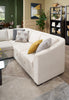 Envy 3-Piece Chenille Fabric Sectional - Almond Beige | Sofa sectionnel Envy 3 pièces en tissu de chenille - beige amande
