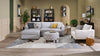 Envy 2-Piece Left-Facing Chenille Fabric Sleeper Sectional with Storage Chaise - Fog Grey | Sofa-lit sectionnel de gauche Envy 2 pièces en tissu de chenille avec fauteuil long de rangement - gris brouillard