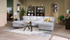 Envy 3-Piece Chenille Fabric Sleeper Sectional with Two Storage Chaises - Fog Grey | Sofa-lit sectionnel Envy 3 pièces en tissu de chenille avec 2 fauteuils longs de rangement - gris brouillard