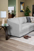 Envy 3-Piece Chenille Fabric Sectional - Fog Grey | Sofa sectionnel Envy 3 pièces en tissu de chenille - gris brouillard