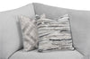 Scott Living Evolve Modular 39.5" Linen-Look Fabric Corner Chair with Feather Down Cushions - Grey | Fauteuil modulaire en coin Evolve de Scott Living de 39,5 po en tissu d’apparence lin avec coussins en duvet et plumes - gris clair