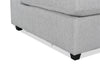Scott Living Evolve Modular 8-Piece Linen-Look Fabric Sectional with Feather Down Cushions - Grey | Sofa sectionnel modulaire Evolve de Scott Living 8 pièces en tissu d’apparence lin avec coussins en duvet et plumes - gris