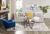 Scott Living Evolve Modular 118.5" Linen-Look Fabric Sofa with Removable Feather Down Cushions - Grey | Sofa modulaire Evolve de Scott Living de 118,5 po en tissu d’apparence lin avec coussins amovibles en duvet et plumes - gris