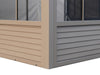 Gazebo Penguin Florence - Wall Mounted Solarium 10x16 Metal Roof|Gazebo Penguin Florence - Solarium mural 10x16 Toit d'acier