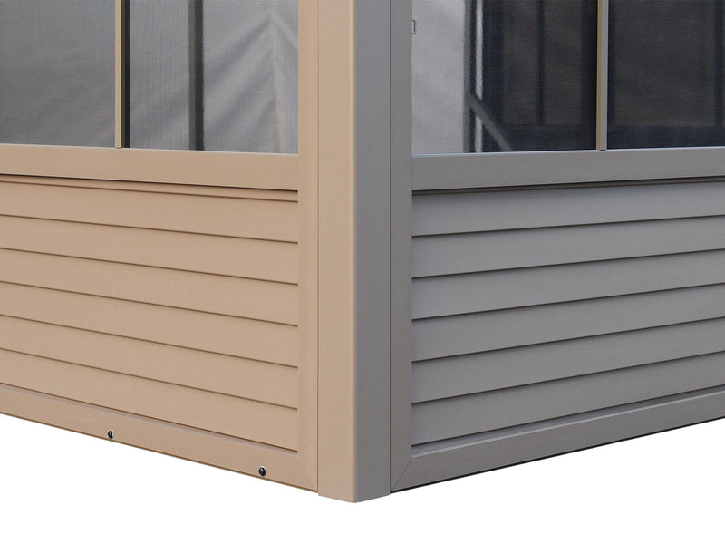 Gazebo Penguin Florence - Wall Mounted Solarium 10x16 Metal Roof