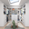 Bestar Florence 105" Modular U-Shaped Walk-In Closet System with Rods, Shelves and Drawers Slab Style - White|Système de pièce-penderie en forme de U modulaire Florence de Bestar de 105 po avec tringles, tablettes et tiroirs de style lisse - blanc
