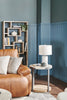 Felicity 22" Round End Table with Shelf - Grey | Table de bout ronde Felicity de 22 po avec tablette - grise
