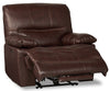 Franco 42.5" Genuine Leather Zero Gravity Power Reclining Chair with USB Port - Brown | Fauteuil à inclinaison électrique Franco de 42,5 po en cuir véritable avec position zéro gravité et port USB - brun